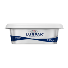 Lurpak smeerbare gezouten roomboter met plantaardige olie gezouten 250gr